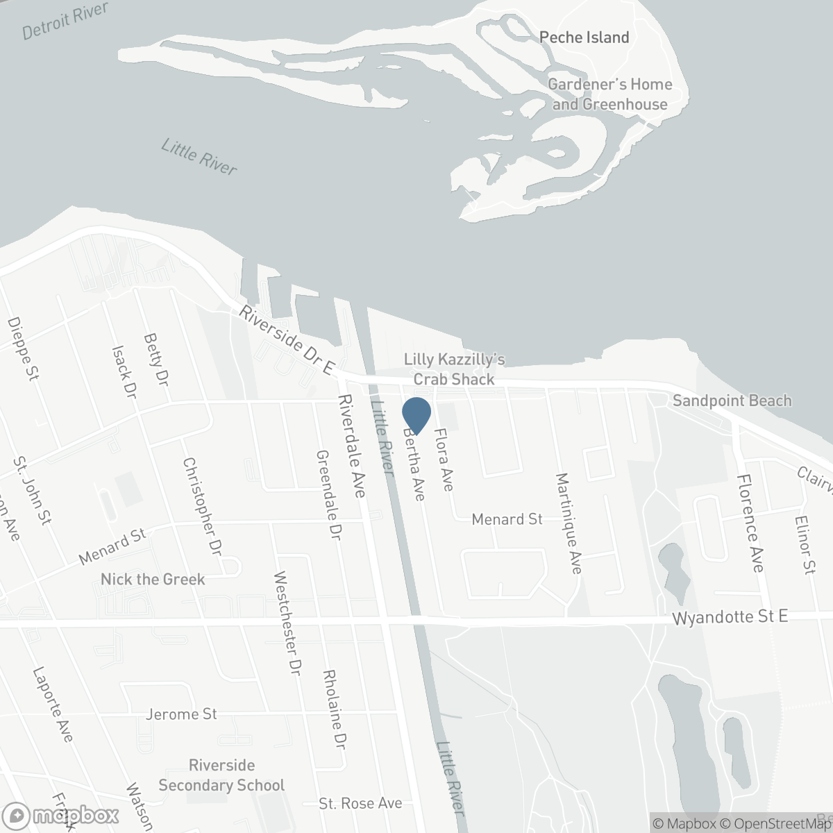 426 BERTHA, Windsor, Ontario N8P 1B7